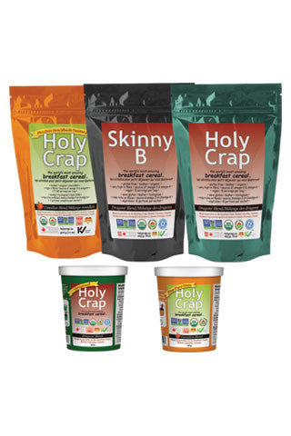 Promo Pack of 5 organic Holy Crap cereals