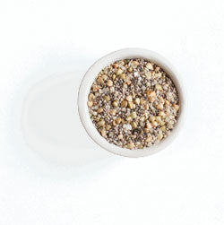 Serving of non-GMO, vegan breakfast cereal